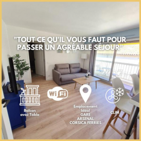 Haute ville-clim-balcon-wifi